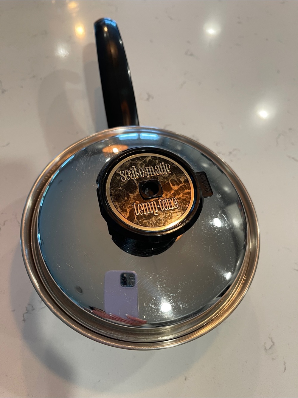 Vintage Seal-O-Matic 7” Stainless Steel Cooking Pan